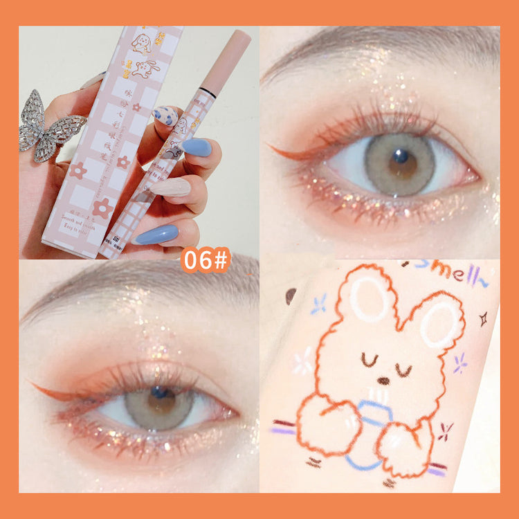 a collage of eye makeup