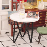 Miniature Coffee Table and Food Play Set
