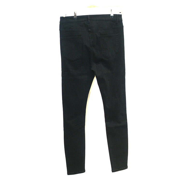 a black jeans on a white background