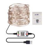 App-Controlled USB LED String Lights