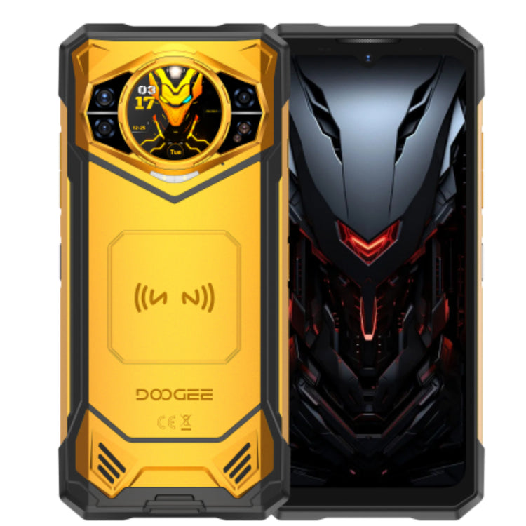 a yellow and black cell phones