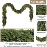 Artificial Norfolk Pine Christmas Garland
