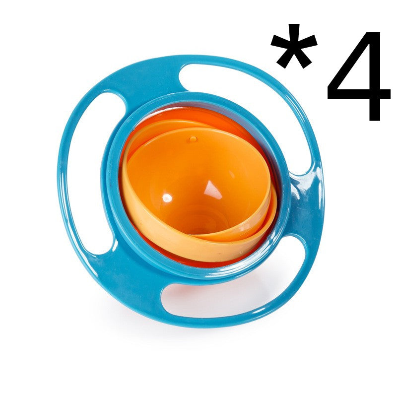 a blue and orange baby pacifier