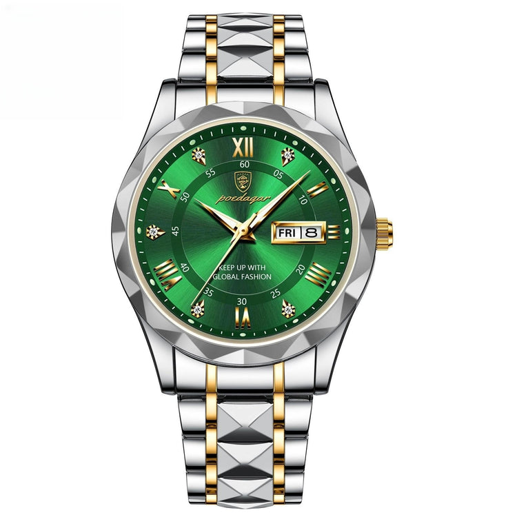 a close up of a watch