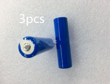 a blue battery with a white background