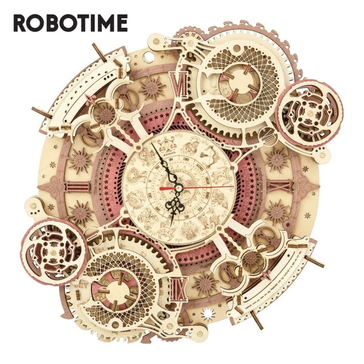 a clock with gears and cogs