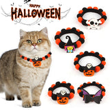 Halloween Pumpkin and Themed Pet Collar