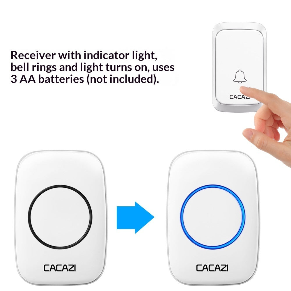 Wireless Home Battery-Powered DC Wireless Doorbell Waterproof