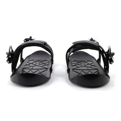 Winter Outdoor Single Sled Children Adult Free Size Mini Snowboard Shoes