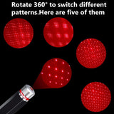 Car LED Starry Sky Night Light USB Powered Galaxy Star Projector Lamp For Car Roof Room Ceiling Decor Plug And Play