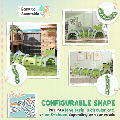 Crocodile Design Kids Play Tunnel for Kids to Crawl Through
