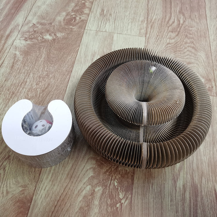 a roll of paper next to a circular object