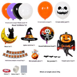 Halloween Hanging Flags and Balloon Decoration Set