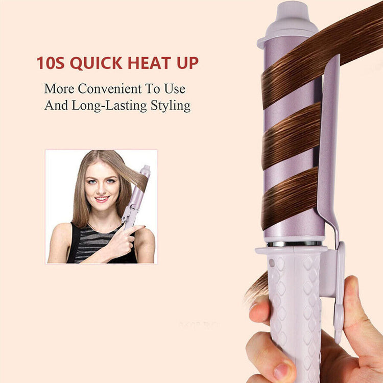 a curling iron with a curling iron on it