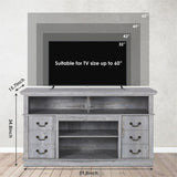 Farmhouse TV Stand with Storage