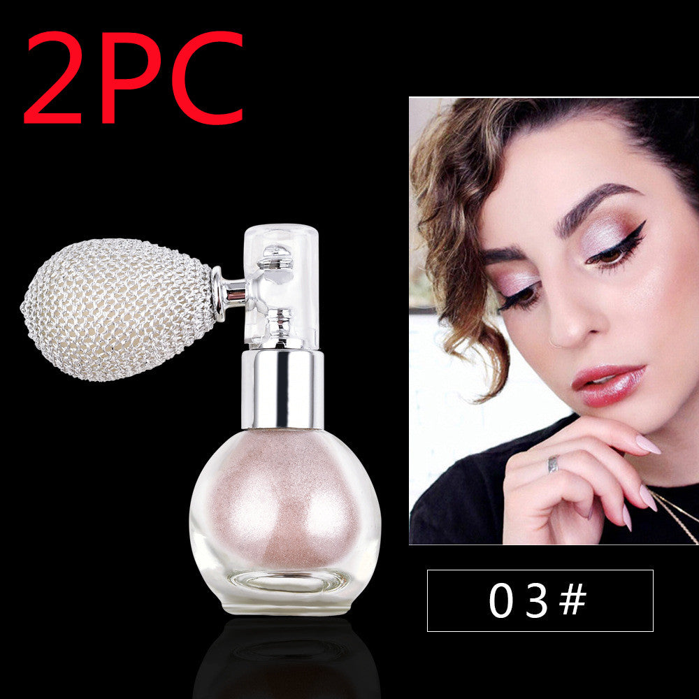 a bottle of perfume with a picture of a woman