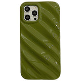 Pleated Silicone Protective Phone Case for Compatible iPhone Models