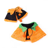 Reversible Pumpkin Halloween Cape for Pets