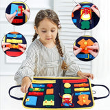 Children's Busy Book and Activity Board