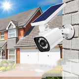 Solar-Powered Outdoor Security Camera Light