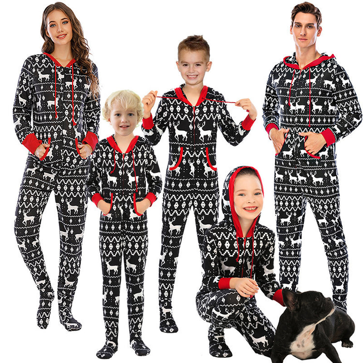 a group of people wearing pajamas