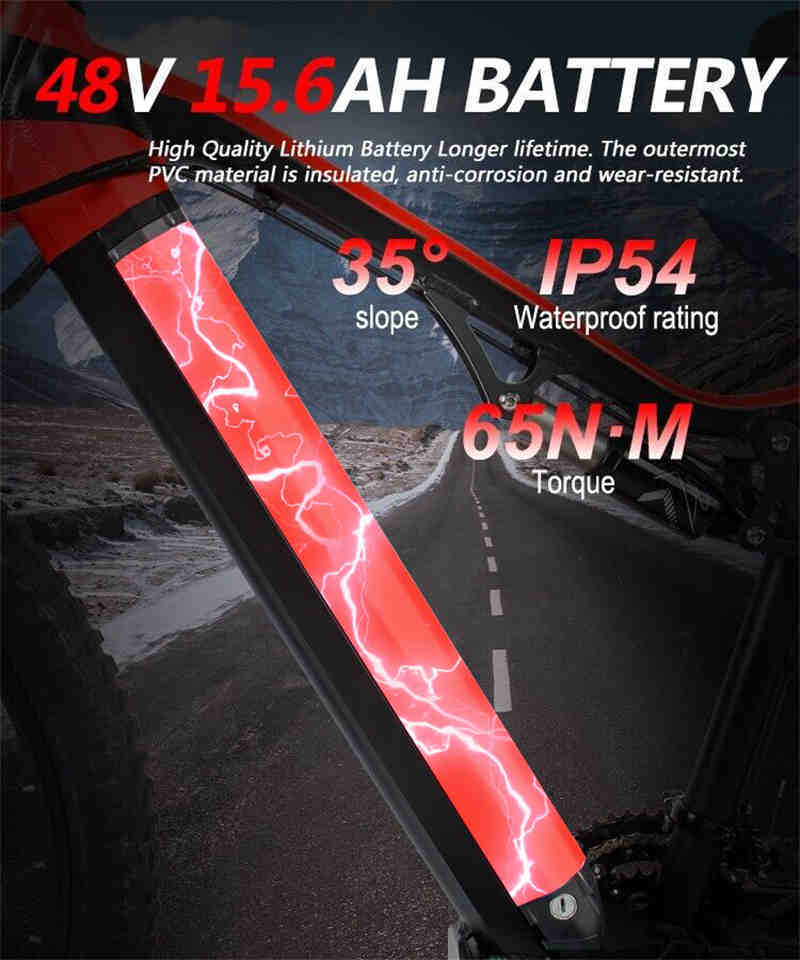 a red and black battery