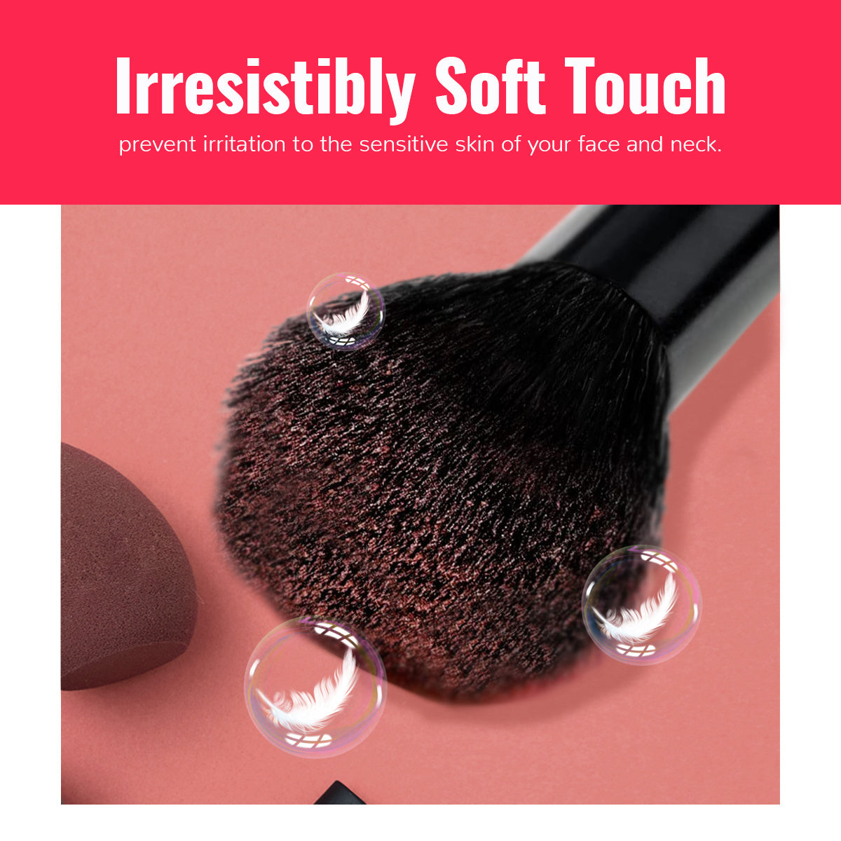 a close up of a makeup brush