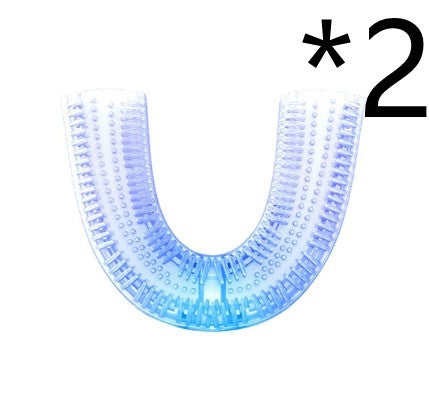 a blue object with a black text