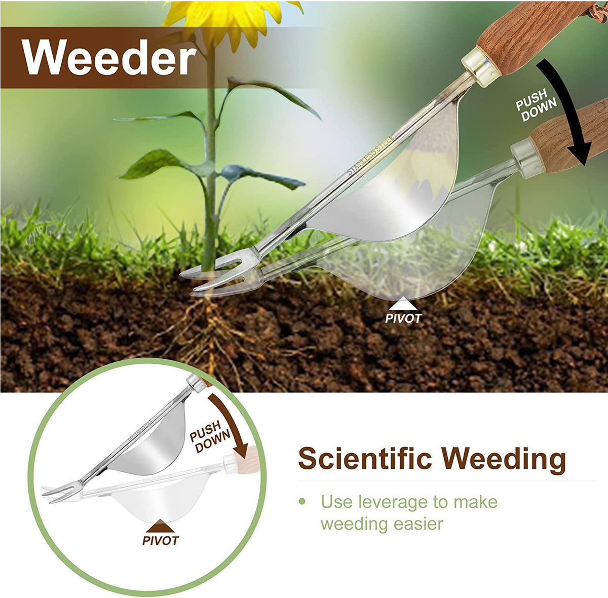 a diagram of a weeding tool