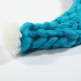 Plush Christmas Hat with Pom-Pom