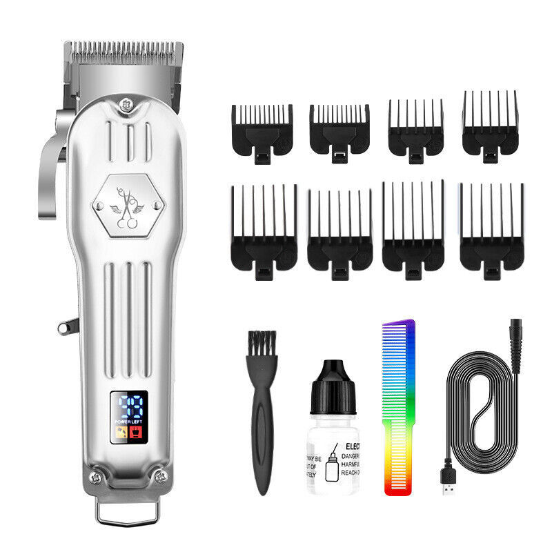 a hair clipper with different types of hair accessories