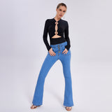 2023 New Sexy Metal Slim Design Sense Bottom Tops