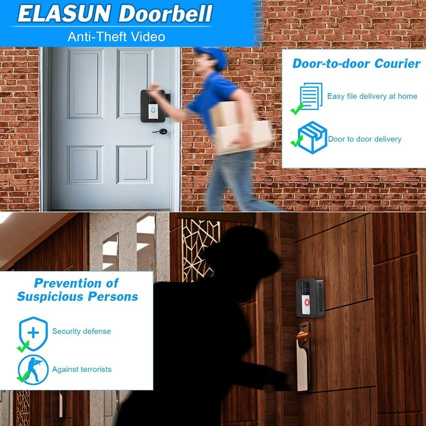 a person walking towards a door