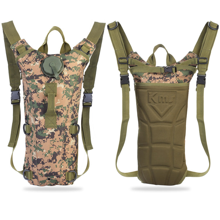 a back and front view of a backpack