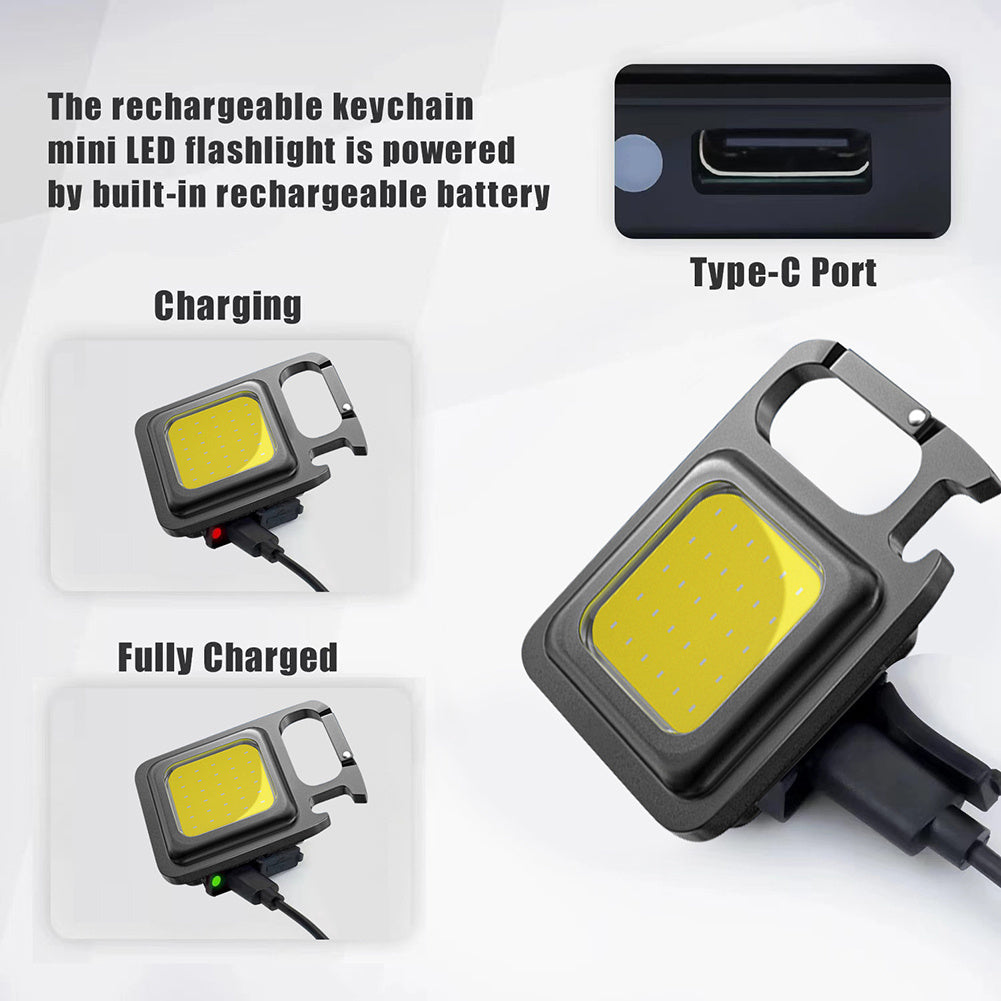 a close up of a rechargeable keychain
