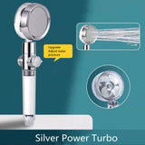 360° Rotating High-Pressure Shower Head