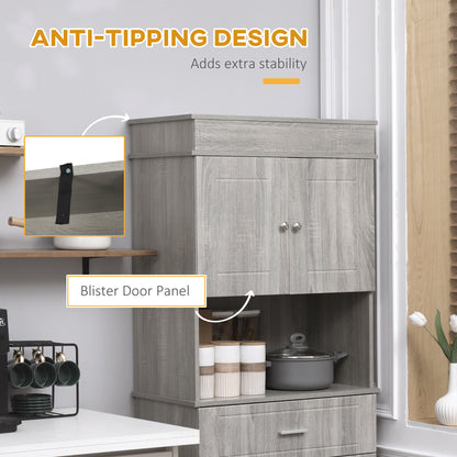 72" Kitchen Buffet with Hutch