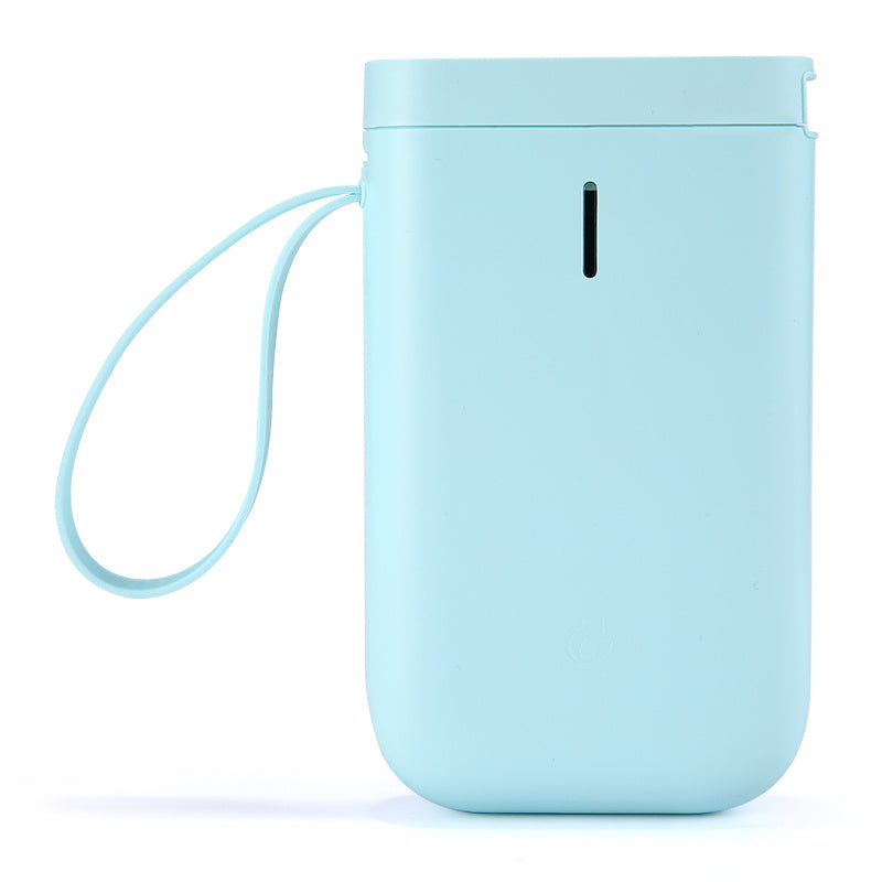 a blue rectangular object with a strap