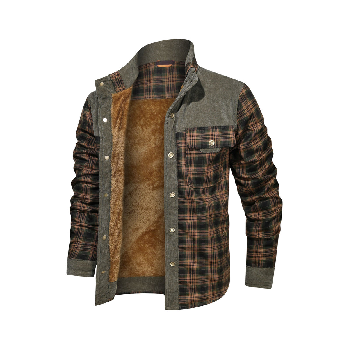 a jacket with a fur inside