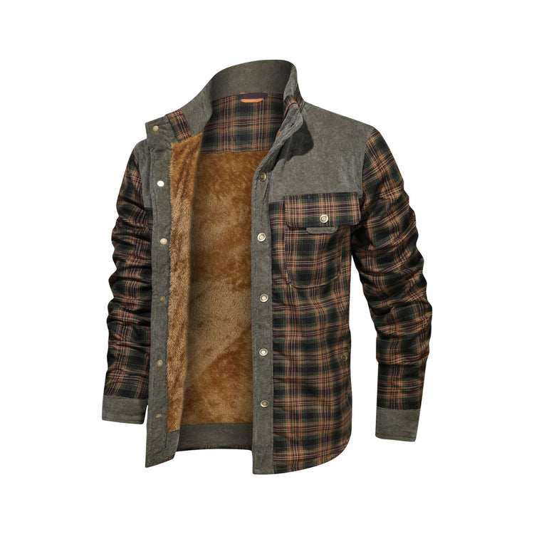 a jacket with a fur inside
