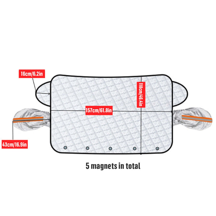 a diagram of a car cover