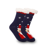Women's Fleece-Lined Christmas Indoor Socks