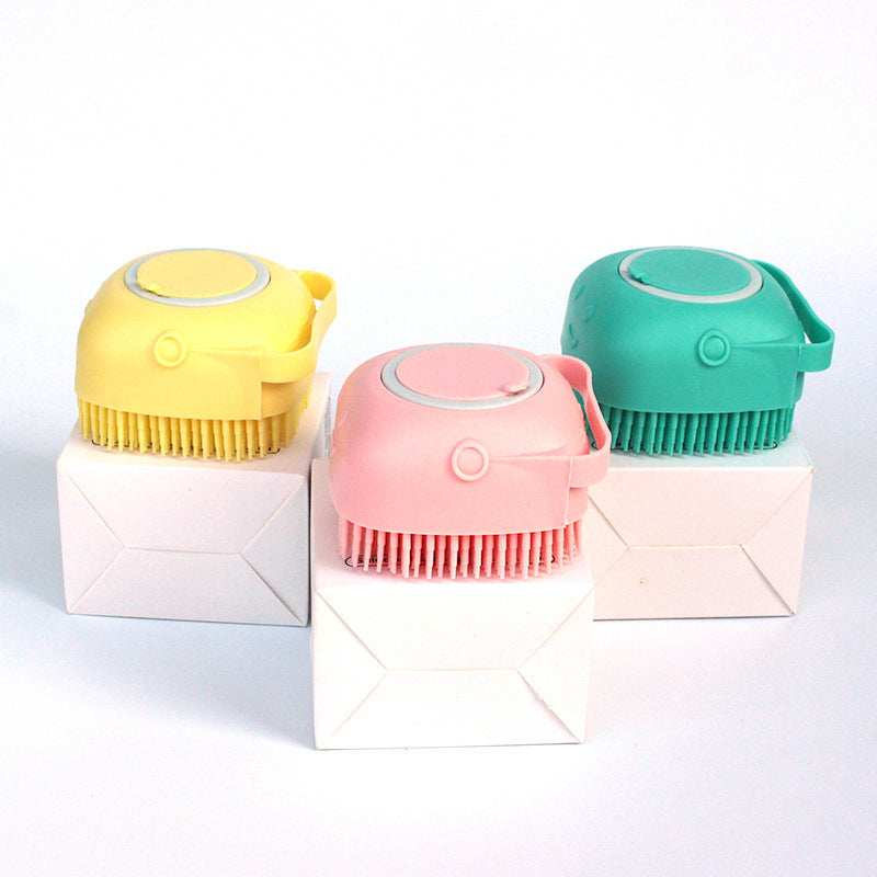 a group of small brushes on white boxes