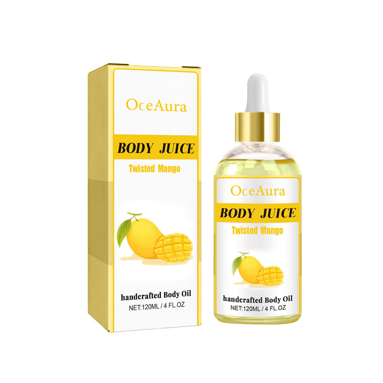 a bottle of body juice and a box