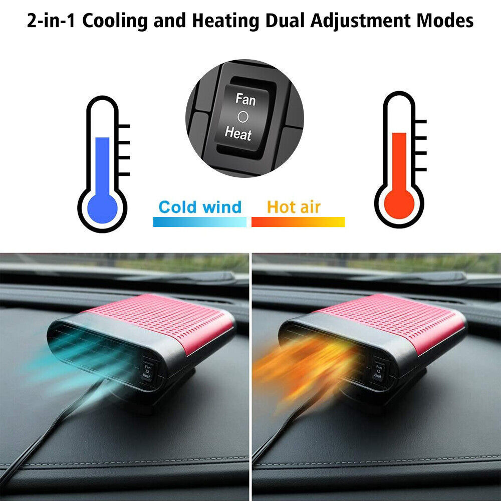 a heater on the dashboard