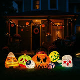 8-Foot Inflatable Halloween Yard Decoration with LED Lights