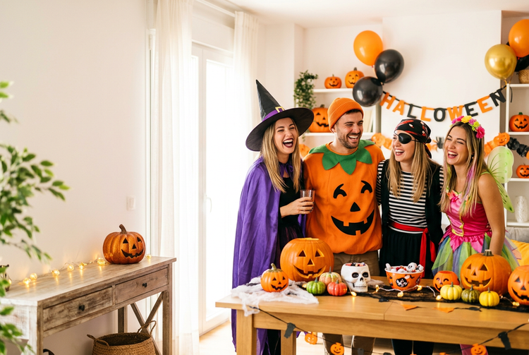 a group of people in clothing