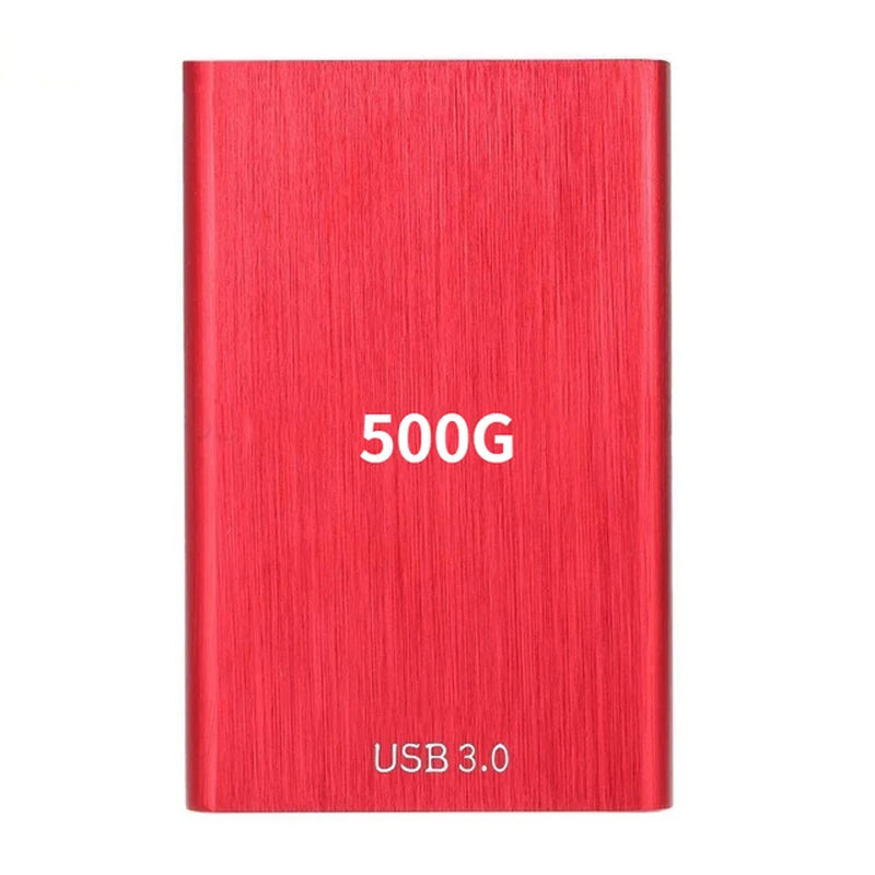High Speed Portable External Hard Disk Mass Storage USB3.0 Interface 500GB 2TB 4TB 8TB 16TB Memory Metal Material Plug and Play