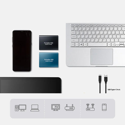 100% Original Black SSD 1TB 2TB TYPE-C USB 3.1 Portable SSD Sata 4TB 8TB Disco Duro Externo Pen Drive 16TB Usb Flash Hard Drive