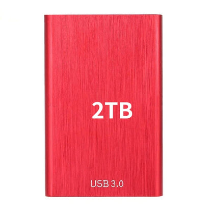 High Speed Portable External Hard Disk Mass Storage USB3.0 Interface 500GB 2TB 4TB 8TB 16TB Memory Metal Material Plug and Play